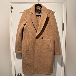 J. Crew Women’s Daphne topcoat in Italian boiled wool